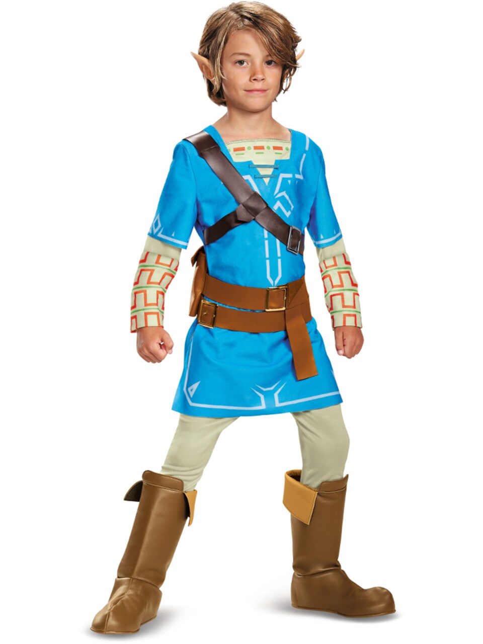 Child's Boys Deluxe The Legend Of Zelda Breath Of The Wild Link Costume